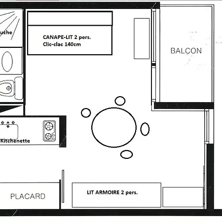 Les Hameaux Ii - 3 Pers - Les Hameaux 2 - 001h2 -plagne Villages Mae-1504 아파트 라 플라뉴