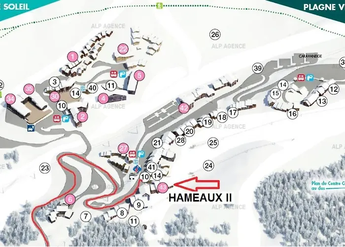 Les Hameaux Ii - 3 Pers - Les Hameaux 2 - 001h2 -plagne Villages Mae-1504 Lägenhet La Plagne